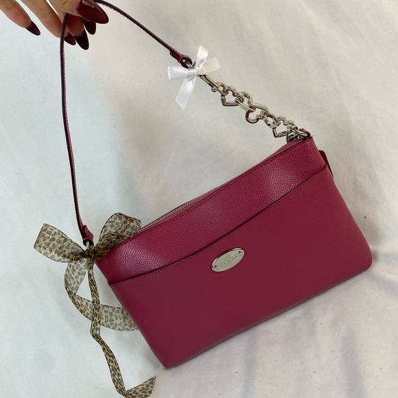 coach sunset red pop pouch bag - Picture 6 of 9